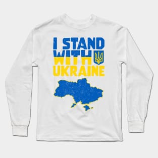 Ukraine Support - I Stand With Ukraine Long Sleeve T-Shirt